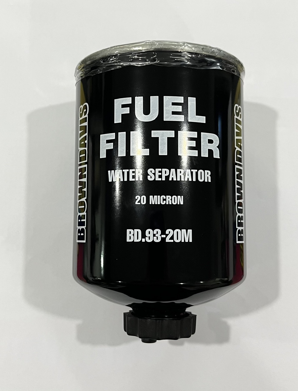 Brown Davis- 20 Micron Replacement Fuel Filter Element- (to suit no glass bowl)- 2022-onward V6 Ranger, Everest, Amarok